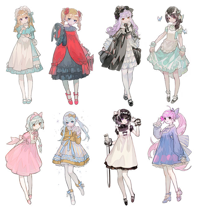 动漫角色服装设计素材与灵感参考